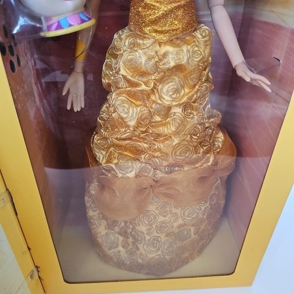 NIB Vtg 1991 Disney Beauty & the Beast Belle Doll Collectible Spinning Dress1722 - Picture 5 of 16